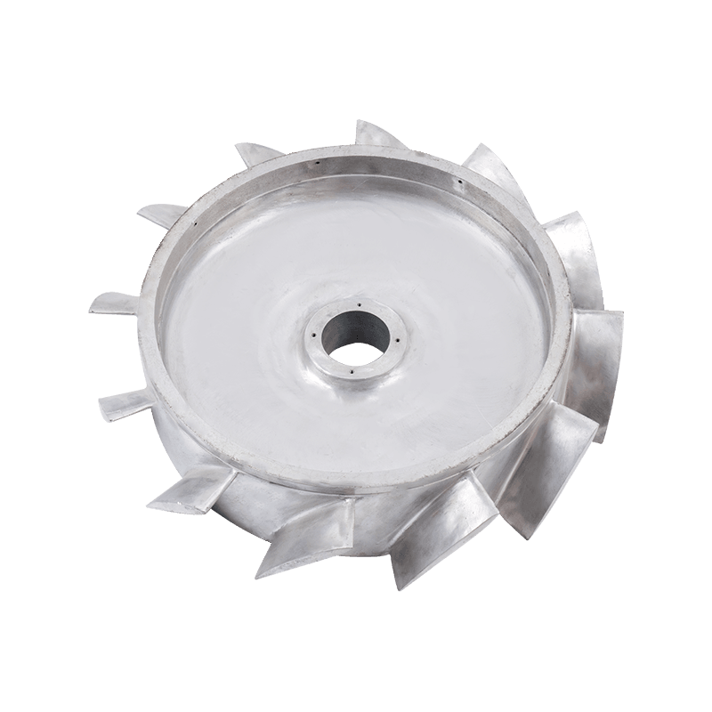 Aluminium Turbine Rota Turbine Machina Parts